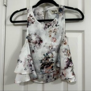 Show Me Your Mumu King Crop top sleeveless blouse size XS